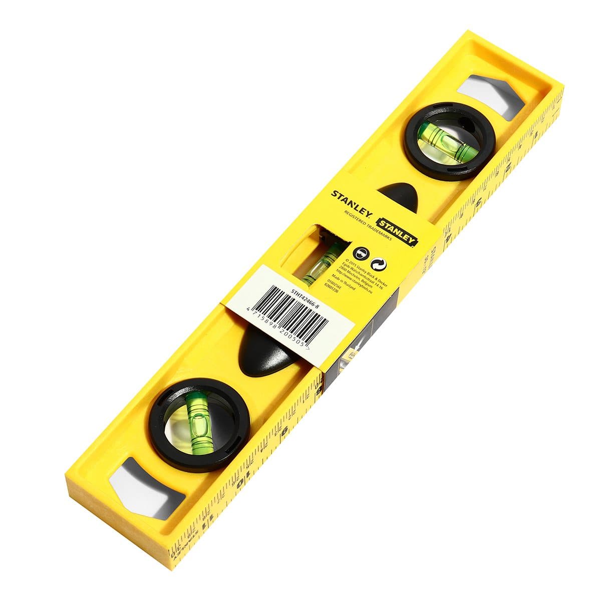 42-466 ระดับน้ำI-BEAMวัสดุABSสีเหลือง12"