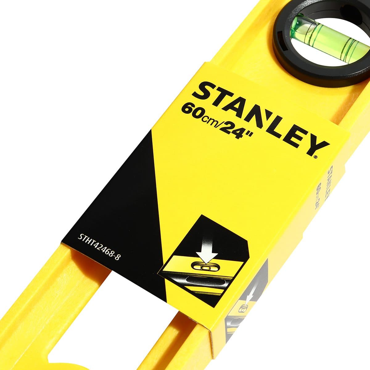 42-468 ระดับน้ำI-BEAMวัสดุABSสีเหลือง24"