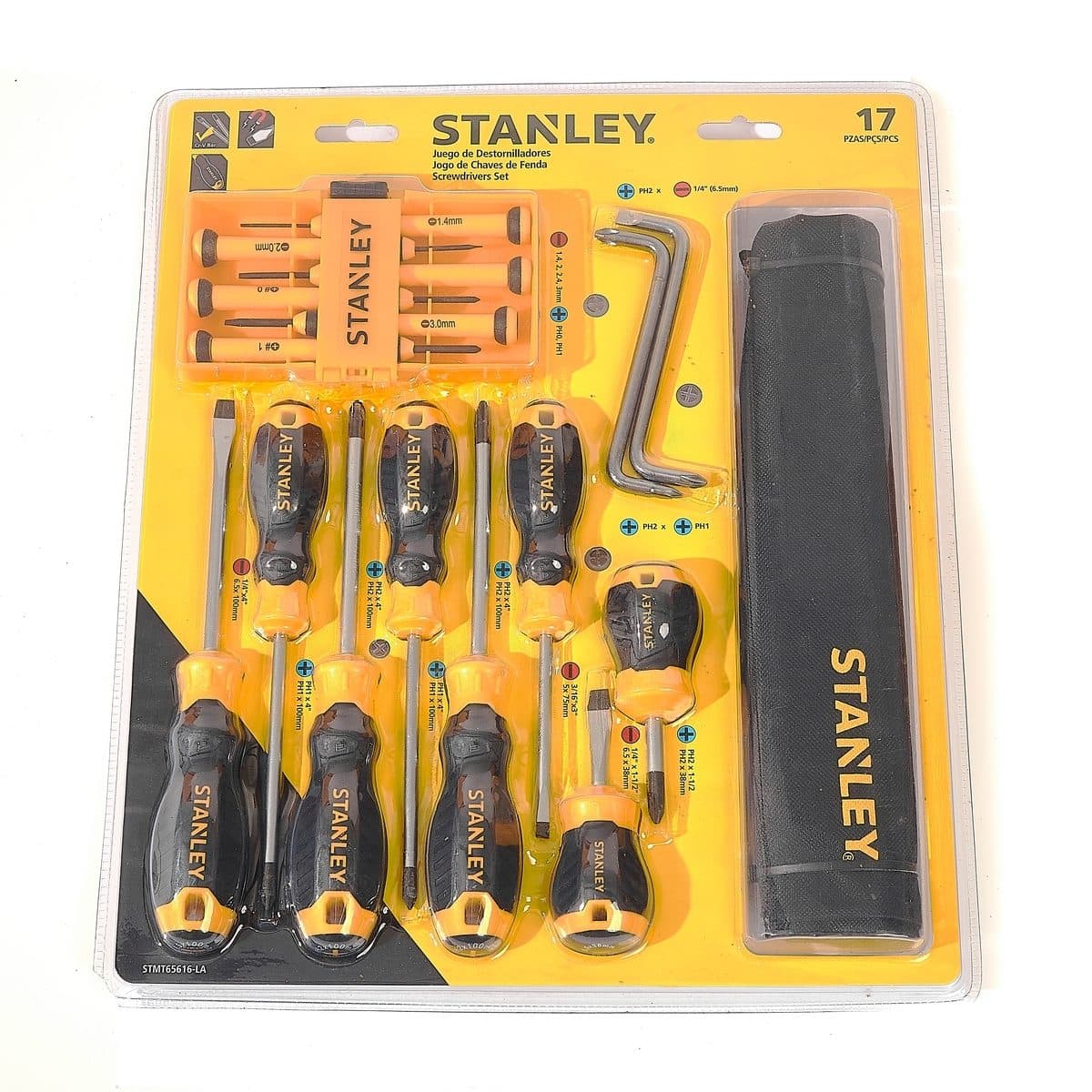 STANLEY ชุดเครื่องมือช่าง 17 ชิ้น (สแตนเล่ย์)