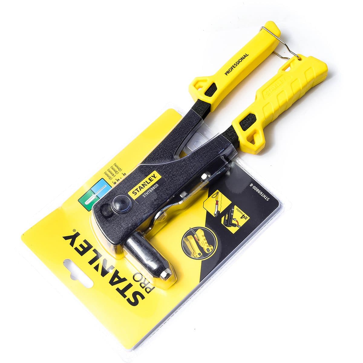 STHT69800 คีมย้ำรีเวท(รุ่นงานหนัก) 4หัว