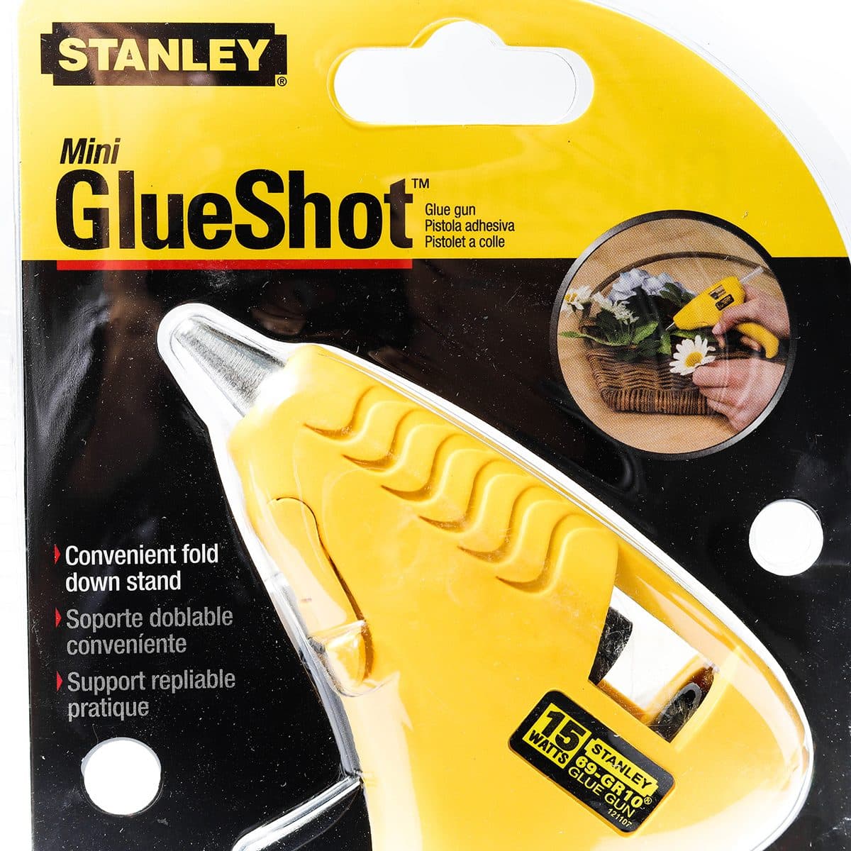 69-GR10C ปืนยิงกาว15W ปลั๊กหัวแบน งานเบา