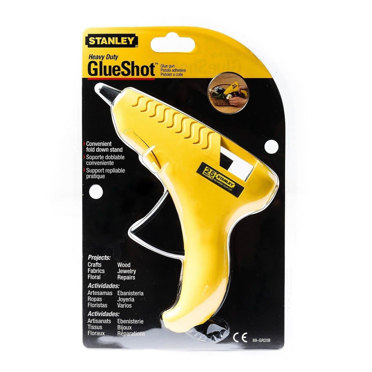 69-GR20B ปืนยิงกาว 25W ปลั๊กหัวกลม