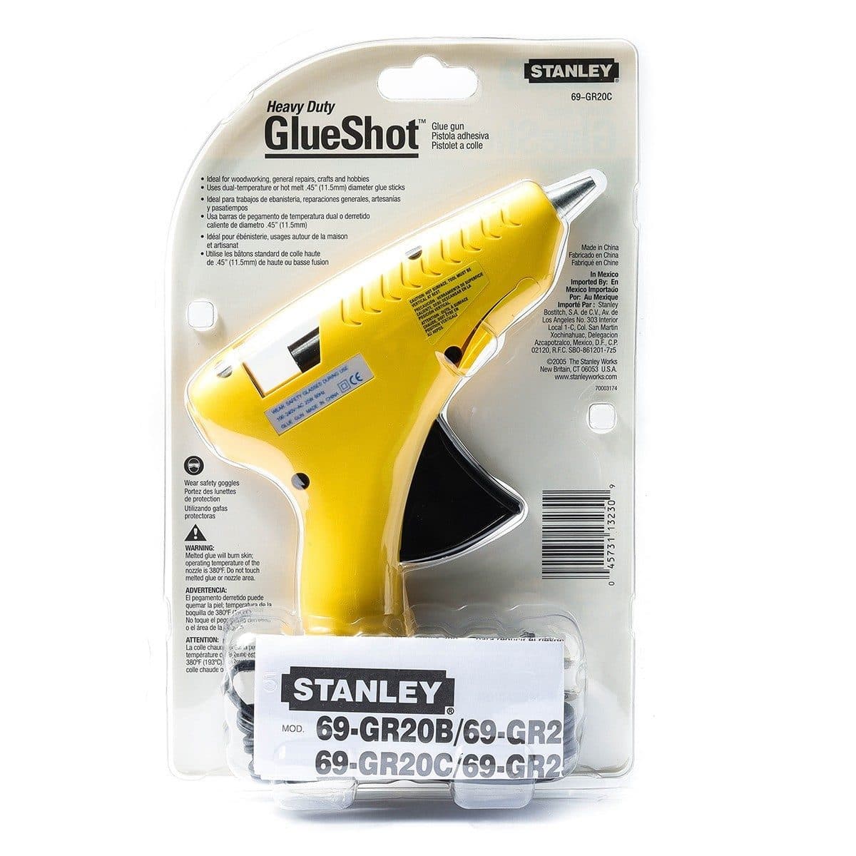 69-GR20C ปืนยิงกาว 25W ปลั๊กหัวแบน