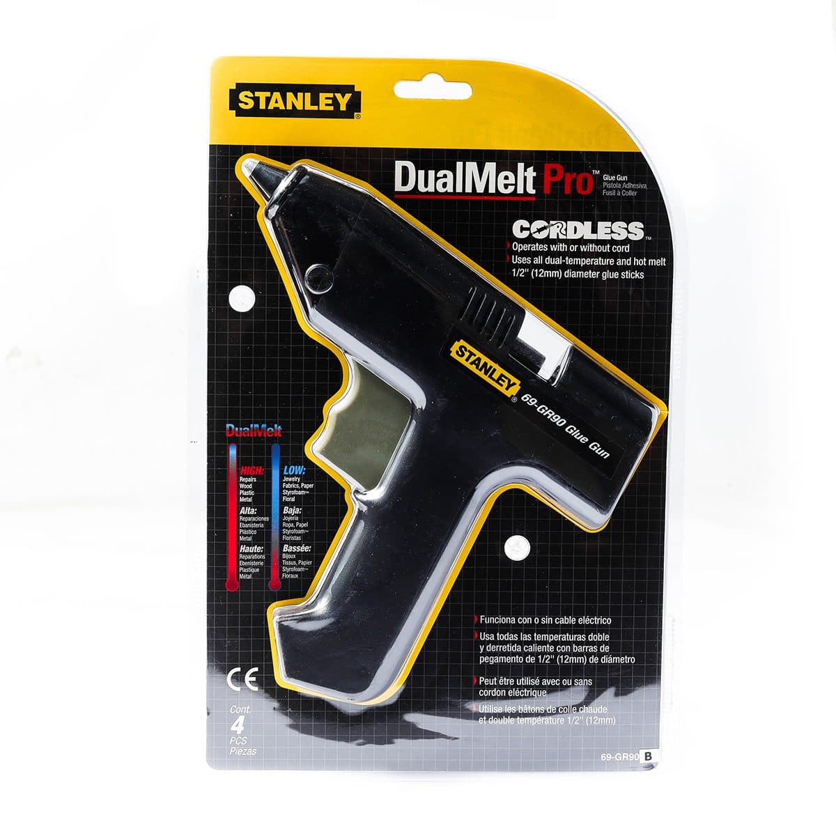 69-GR90Bปืนยิงกาวถอดสายได้40Wปลั๊กหัวกลม