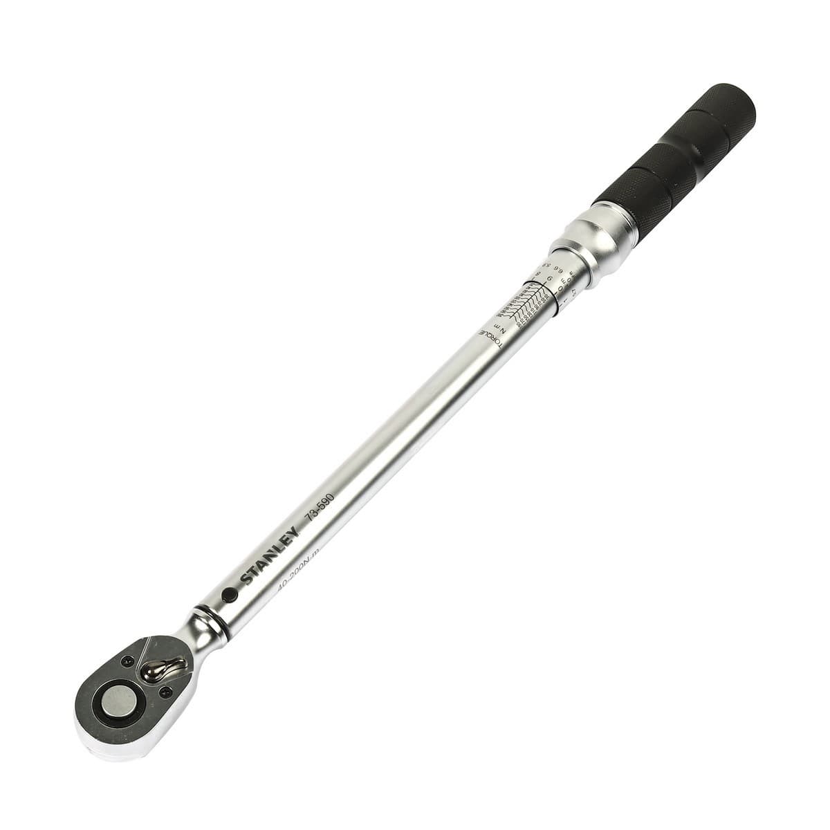 STANLEY ประแจทอร์ค แกน 1/2 นิ้ว แรงบิด 40-200 นิวตันเมตร รุ่น STMT73590-8 ยาว 519 มม. ความแม่นยำ +/- 4% (สแตนเล่ย์)
