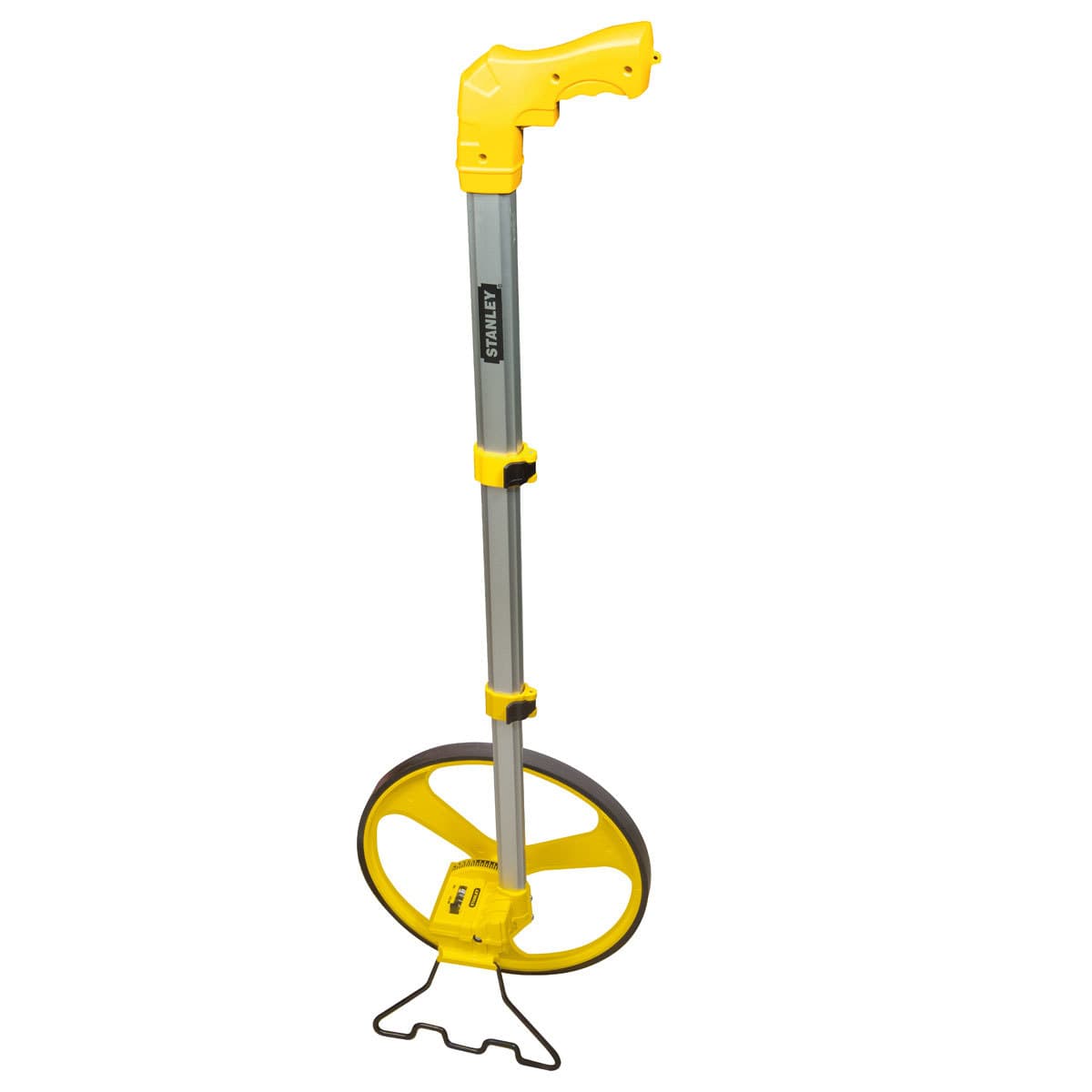 ล้อวัดระยะ สแตนเล่ย์ (STANLEY) รุ่น 77-174 เส้นผ่านศูนย์กลางล้อ 318 มม. (12 นิ้ว) ความละเอียด 1 dm (0,1m) ช่วง 10,000 m