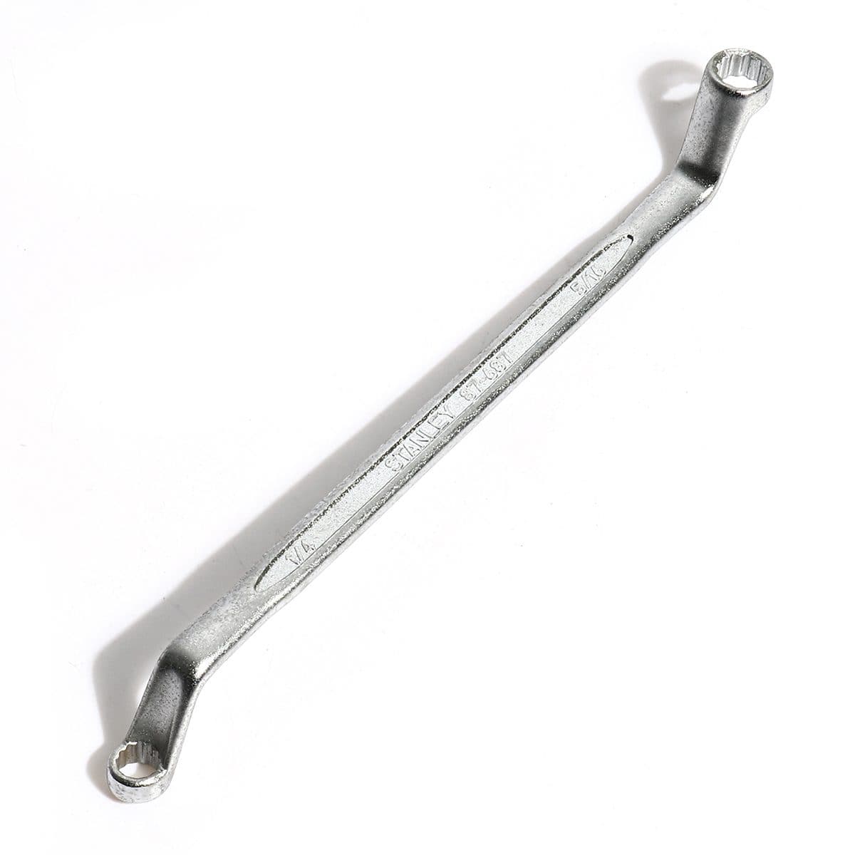 87-687 ประแจแหวนเยื้อง 75 องศา1/4"X5/16"