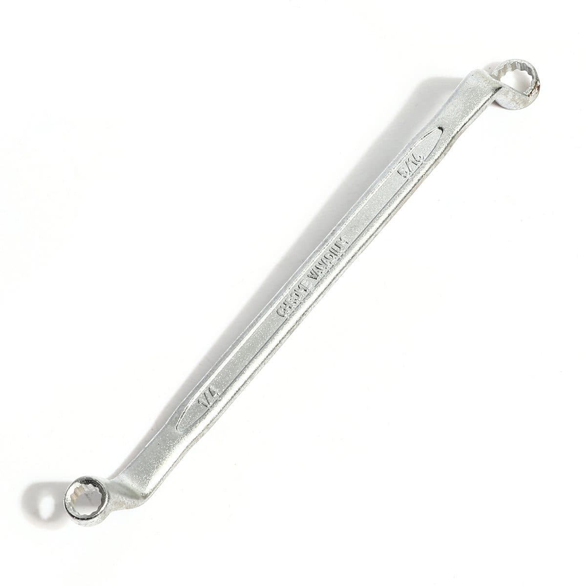 87-687 ประแจแหวนเยื้อง 75 องศา1/4"X5/16"