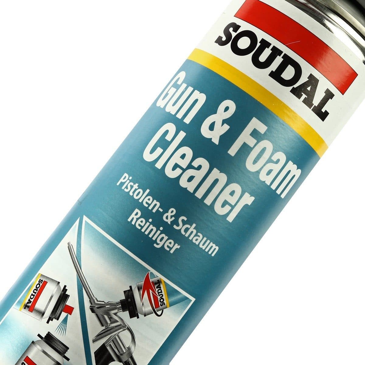 สเปรย์ทำความสะอาด โฟมโพลียูรีเทน ซูดัล (Soudal) ขนาด 500 มิลลิลิตร ล้างคราบเหนียว และทำความสะอาดสิ่งสกปรกต่างๆ ได้เป็นอย่างดี เก็บได้ 24 เดื