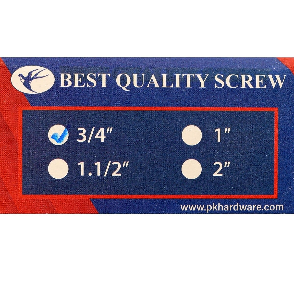 นกนางแอ่น สกรูไดร์วอลล์สีดำหัวเรียบ ขนาด #6 X 3/4 นิ้ว ความยาว 2 ซม. สำหรับยิงโครงฝ้า ผนัง น้ำหนัก 6 ขีด/กล่อง (SWALLOW)