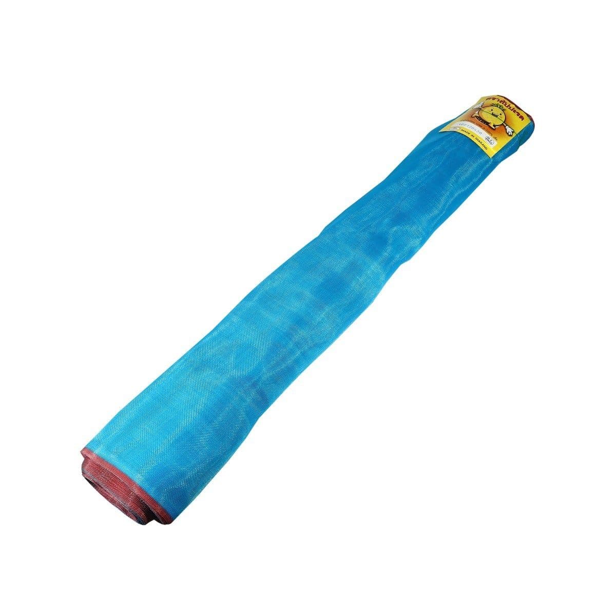 SAPPAROD ผ้ามุ้งไนล่อนสีฟ้า 16 ตา ขนาด 120 ซม. X 30 หลา (1.2 X 27 เมตร) เหมาะกับงานเกษตรกรรม และการประมง (ตราสัปปะรด)