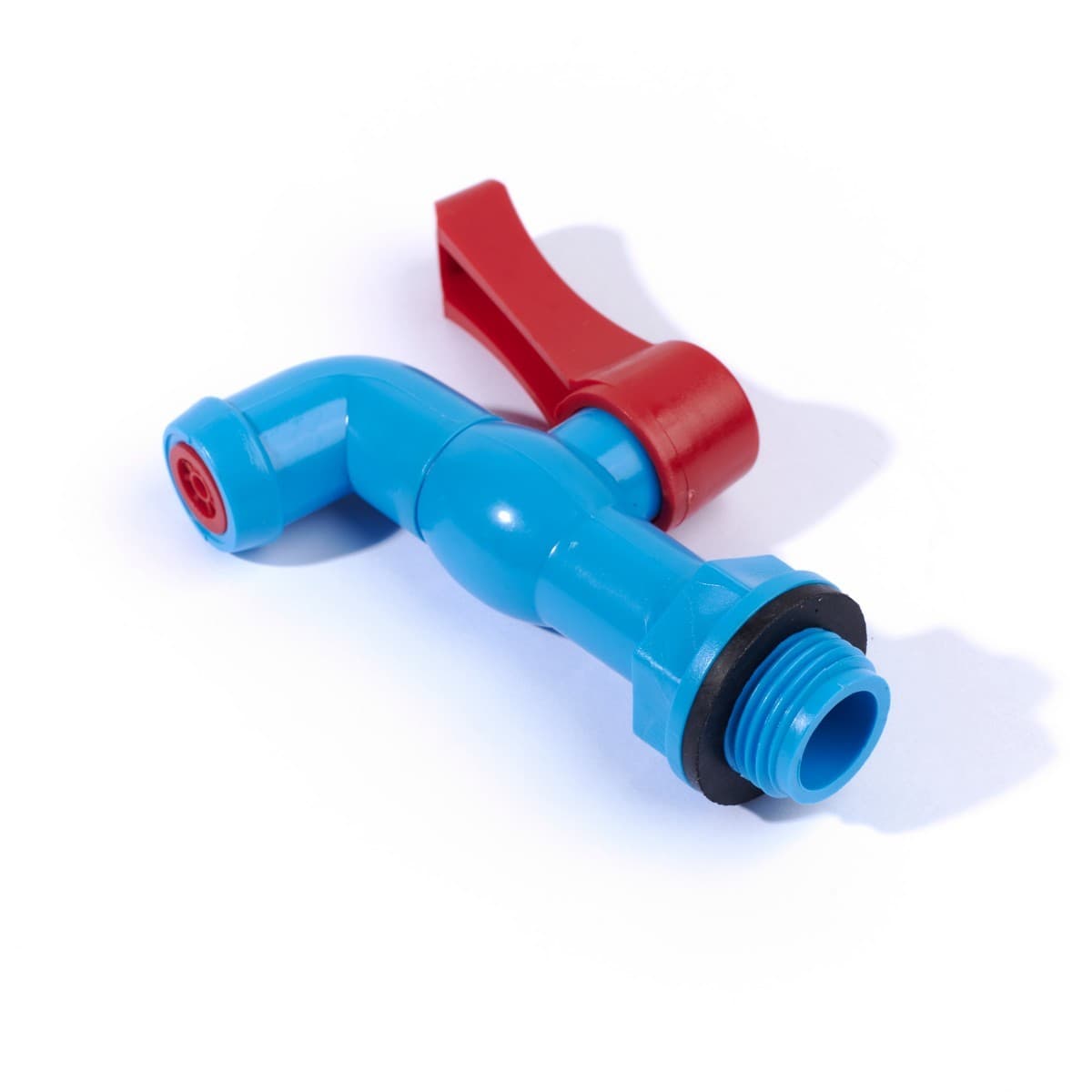SPP ก๊อกบอล PVC 1/2 นิ้ว (4 หุน) รุ่น TP-15 แบบลิ้นยาง แบบโยกซ้ายขวาได้ ระบบลูกบอล เปิดปิดง่าย ทนทาน ใช้งานได้ทั้งประปาและการเกษตร (เอสพีพี)