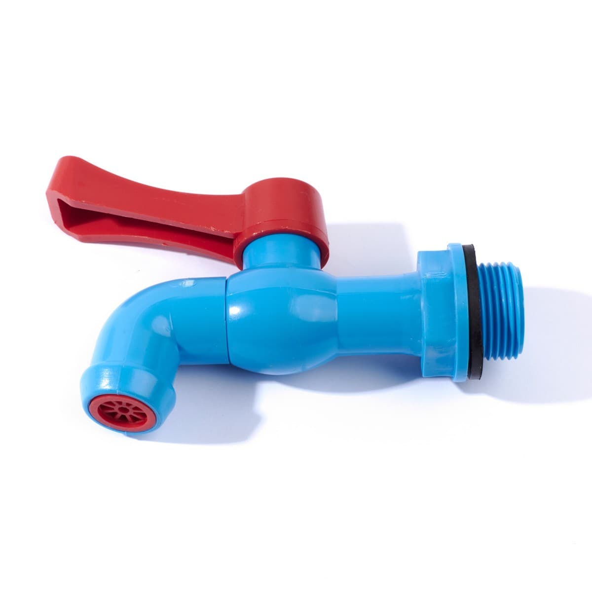 SPP ก๊อกบอล PVC 3/4 นิ้ว (6 หุน) รุ่น TP-20 แบบลิ้นยาง แบบโยกซ้ายขวาได้ ระบบลูกบอล เปิดปิดง่าย ทนทาน ใช้งานได้ทั้งประปาและการเกษตร (เอสพีพี)