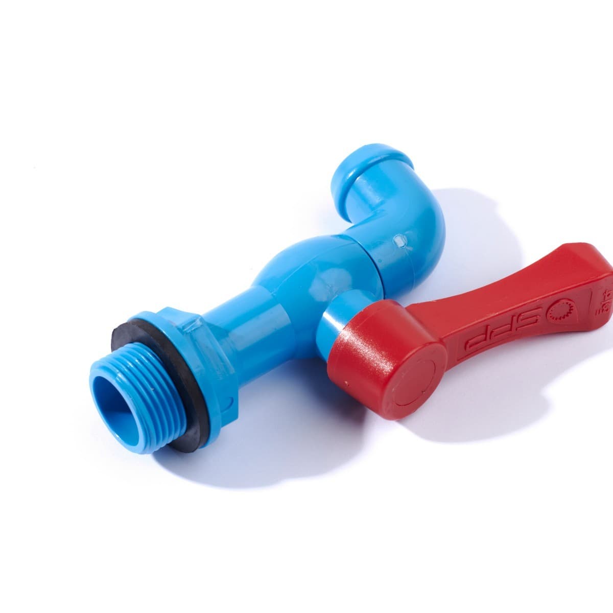 SPP ก๊อกบอล PVC 3/4 นิ้ว (6 หุน) รุ่น TP-20 แบบลิ้นยาง แบบโยกซ้ายขวาได้ ระบบลูกบอล เปิดปิดง่าย ทนทาน ใช้งานได้ทั้งประปาและการเกษตร (เอสพีพี)