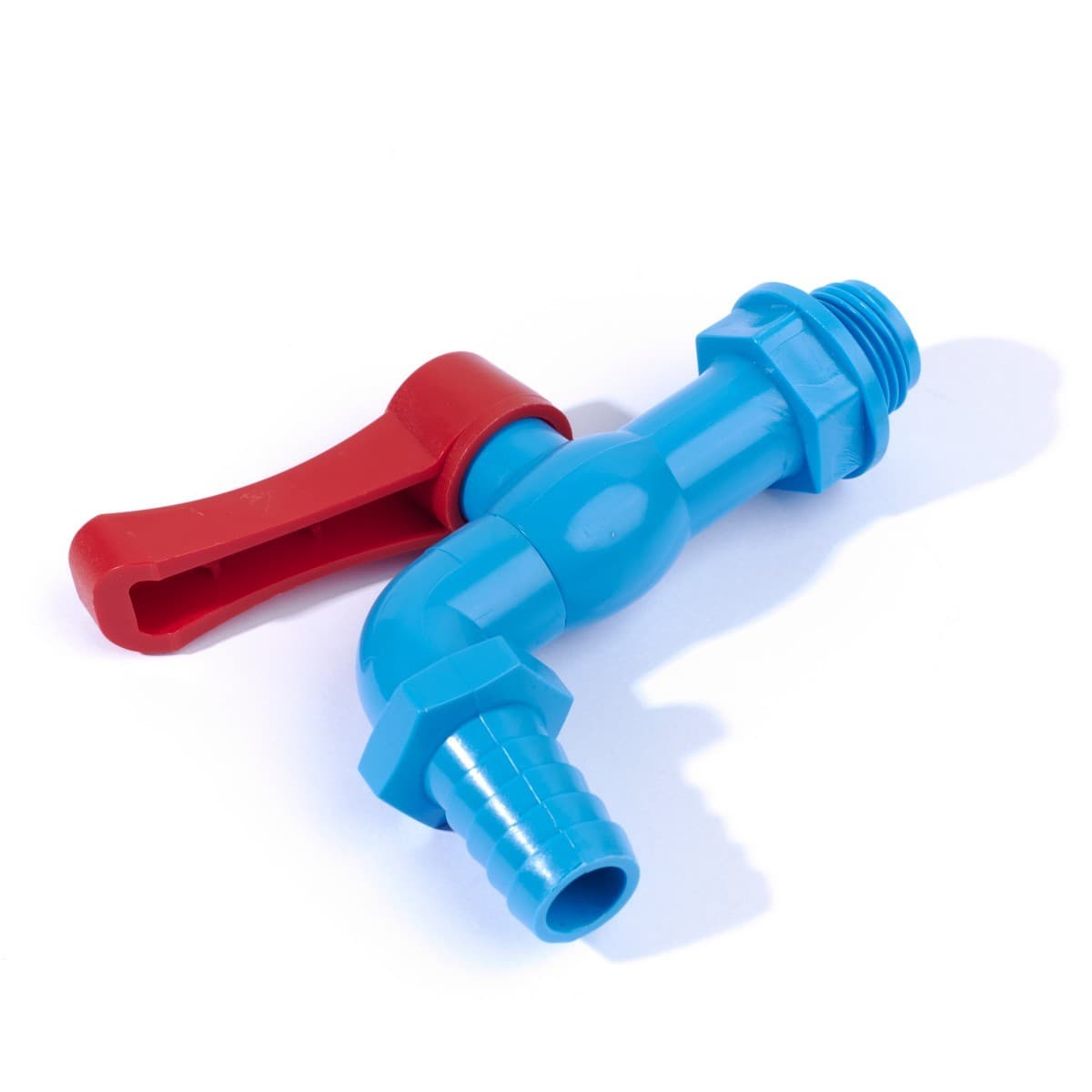 SPP ก๊อกบอลสนาม PVC 1/2 นิ้ว (4 หุน) รุ่น TB-15 แบบลิ้นยาง แบบโยกซ้ายขวาได้ ระบบลูกบอล เปิดปิดง่าย ทนทาน ใช้งานได้ทั้งประปาและการเกษตร (เอสพ