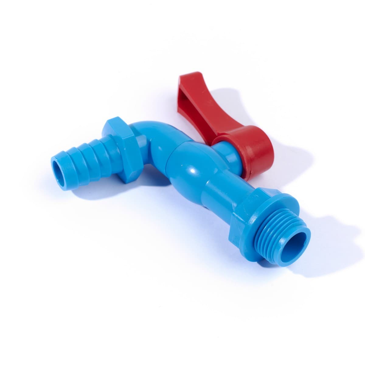 SPP ก๊อกบอลสนาม PVC 1/2 นิ้ว (4 หุน) รุ่น TB-15 แบบลิ้นยาง แบบโยกซ้ายขวาได้ ระบบลูกบอล เปิดปิดง่าย ทนทาน ใช้งานได้ทั้งประปาและการเกษตร (เอสพ
