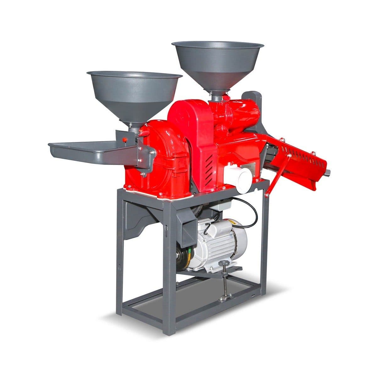 POLO เครื่องสีข้าว 4 ระบบ (ครบชุด) มอเตอร์ 2.2 กิโลวัตต์ (3 แรงม้า) รุ่น PRM182S พร้อมหัวโม่แป้ง แบบมีตะแกรงร่อน อัตราการสีข้าว 180 กก./ชม. 