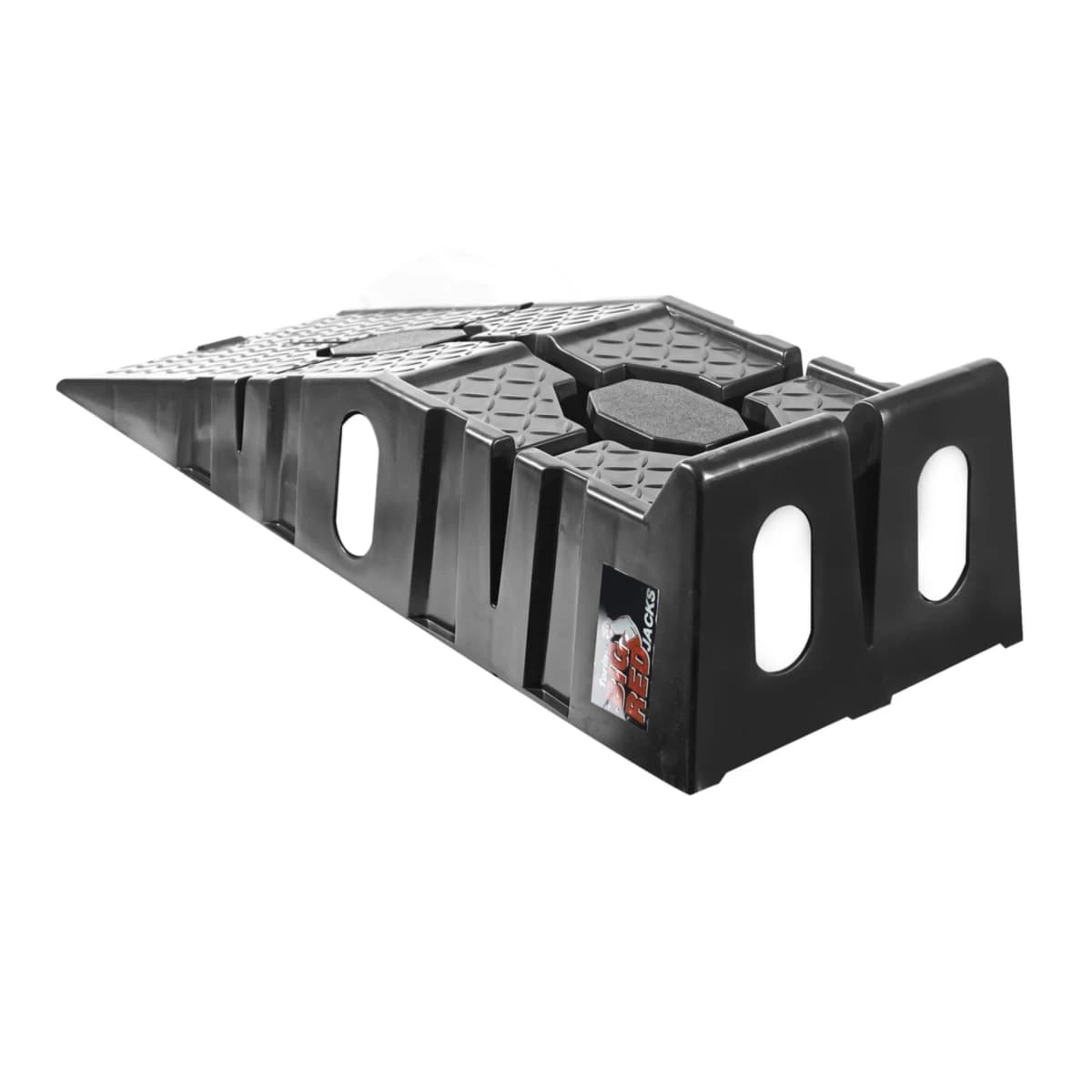 MARATHON ชุดแท่นยกรถ 2.5 ตัน รุ่น TRD2005 ความกว้างของขอบยางล้อสูงสุด 240 มม. ผลิตจากพลาสติก บรรจุ 2 ชิ้น/ชุด (มาราธอน)