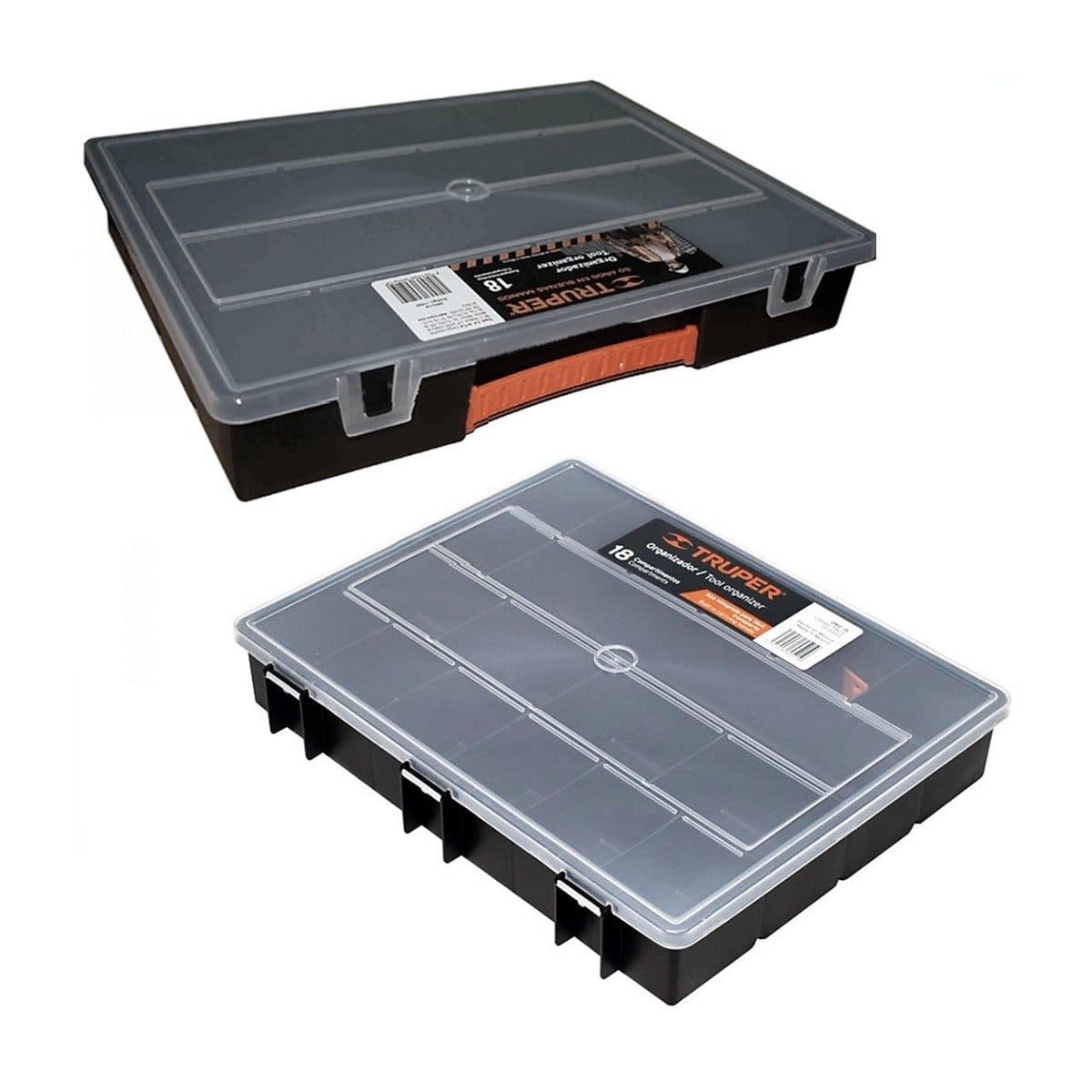 TRUPER ถาดใส่อุปกรณ์ช่าง 14X2.5X11 นิ้ว รุ่น ORG-18 ทำจากโพลีโพรพีลีน รับแรงกระแทกสูง (ทรูเปอร์)