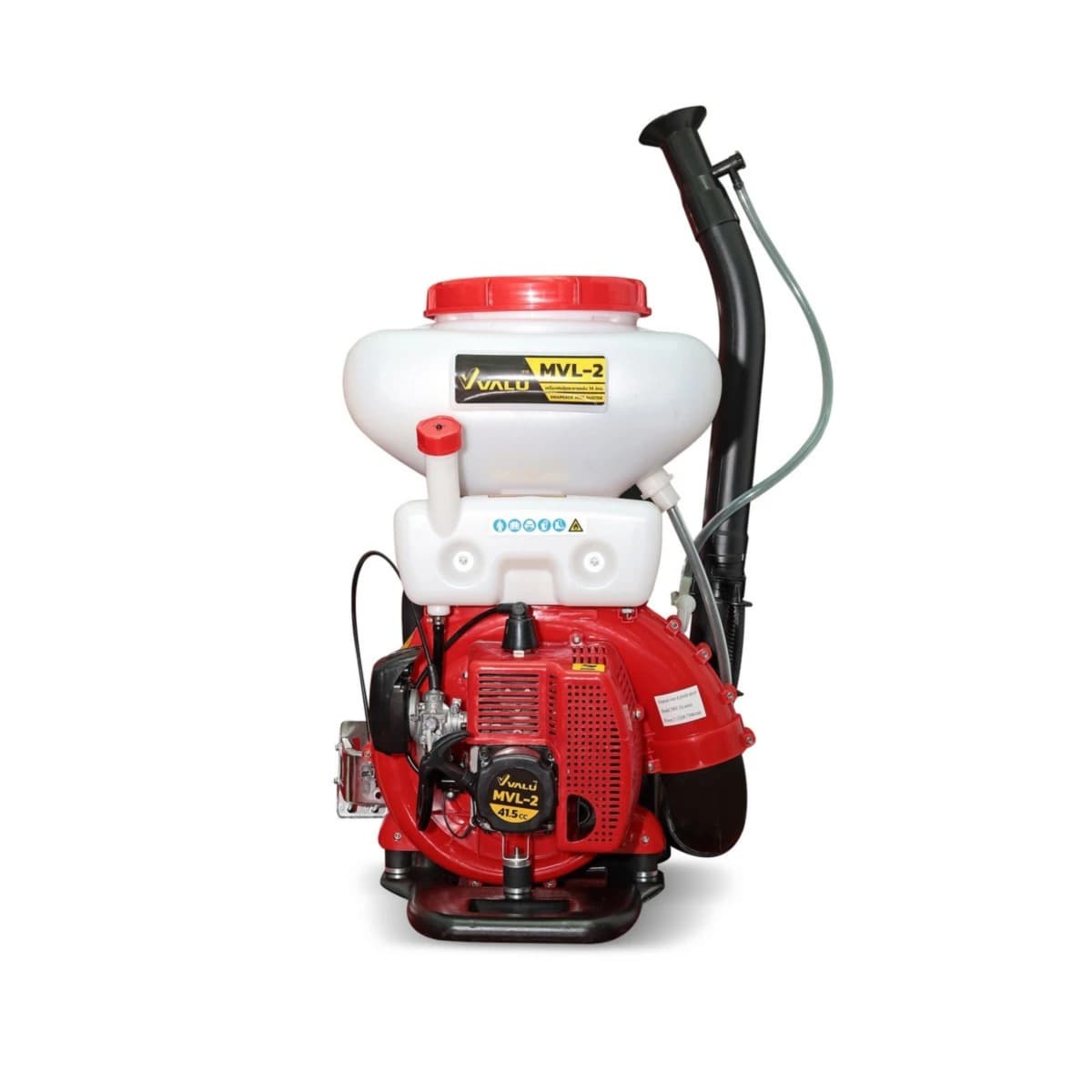 VALU เครื่องพ่นปุ๋ยสะพายหลัง เครื่องยนต์เบนซิน 2 จังหวะ รุ่น MVL-2 กระบอกลูกสูบ 41.5 ซีซี ความจุถัง 14 ลิตร (แวลู)