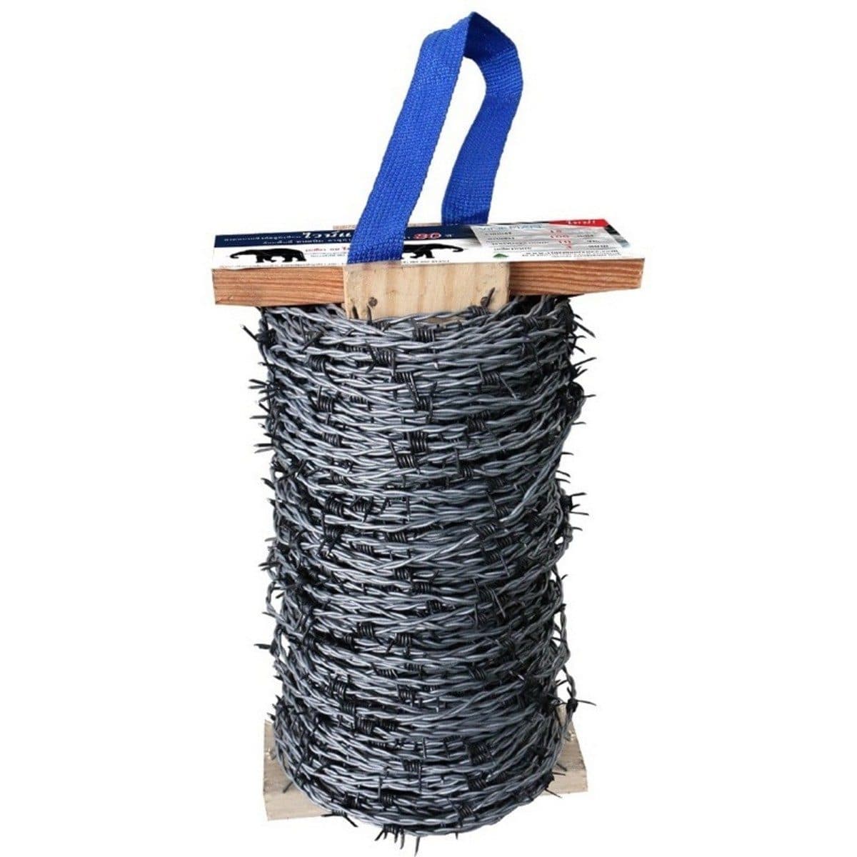 ลวดหนามซิงค์อลูมิเนียม ไวน์แมน (VINEMAN) เบอร์ 15 ยาว 100 เมตร ทนทาน ทนสนิม ทนแรงกระแทกได้ดี ใช้สำหรับล้อมรั้ว กั้นบริเวณอาณาเขต