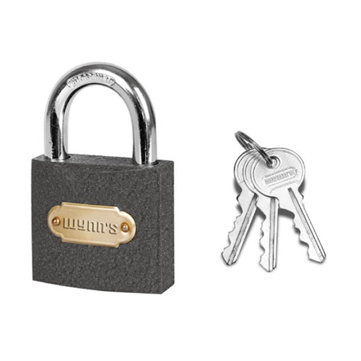 กุญแจดำ คอสั้น 25MM