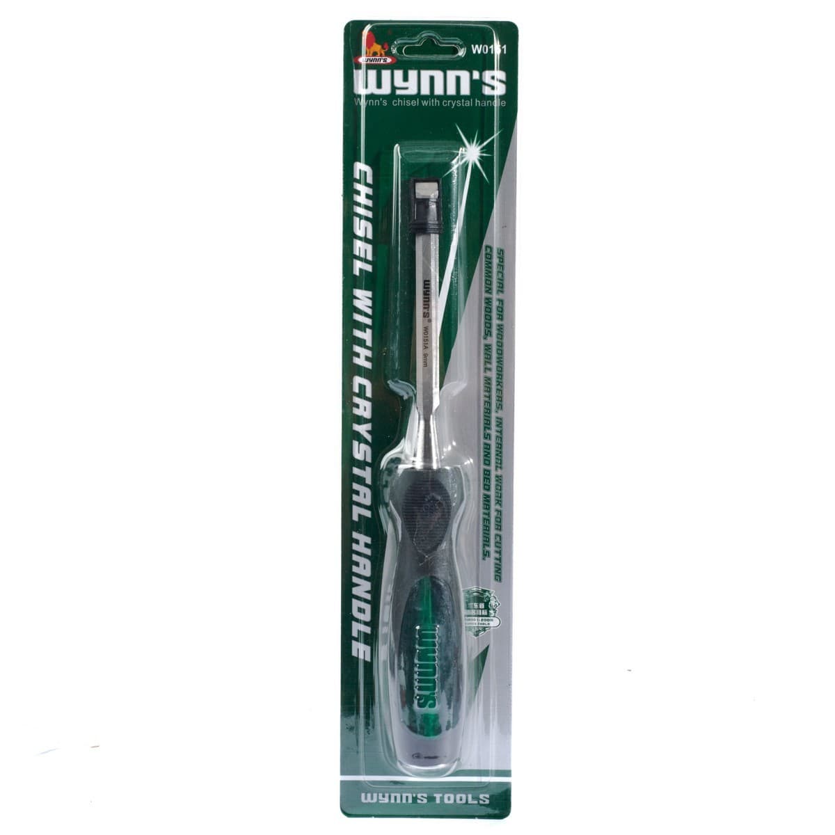 W0151A สิ่วลบเหลี่ยม ด้ามคริสตัล 3/8"