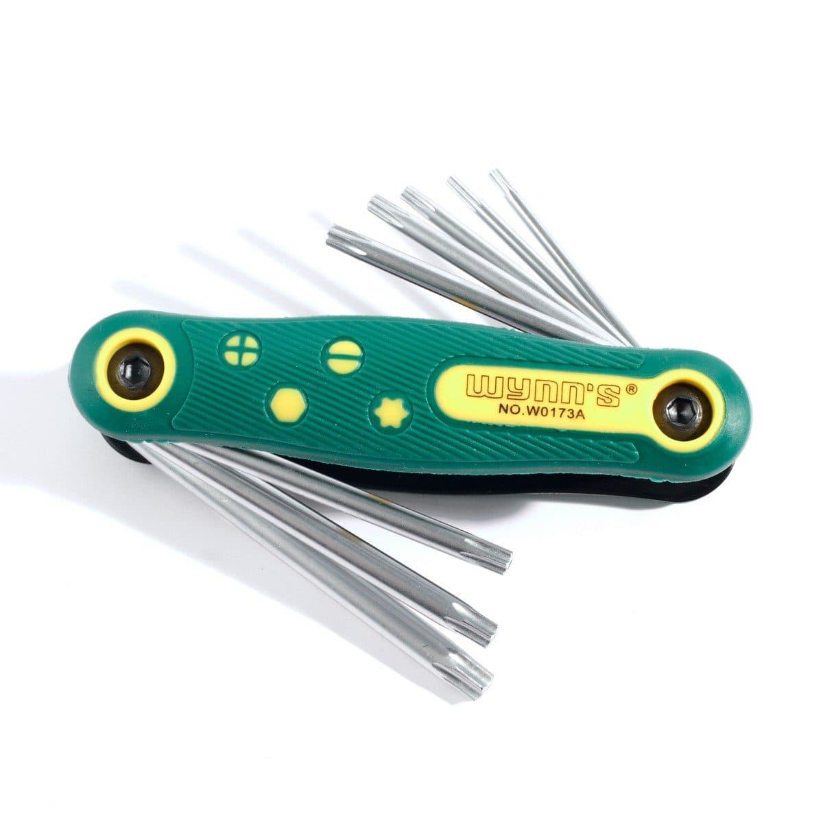 W0173A ไขควงหกเหลี่ยม 8 ตัวชุดปลายแฉก