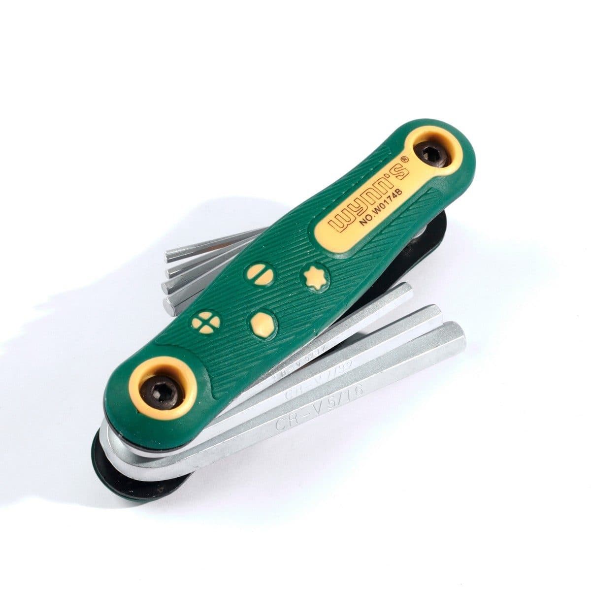 W0174B ไขควงหกเหลี่ยม 8 ตัวปลายเหลี่ยม