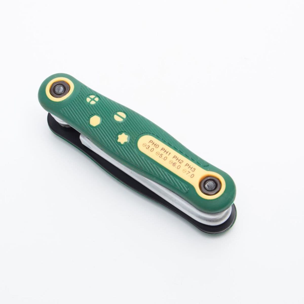 ชุดไขควงพับได้ 8 ตัวชุด เกรด CRV.