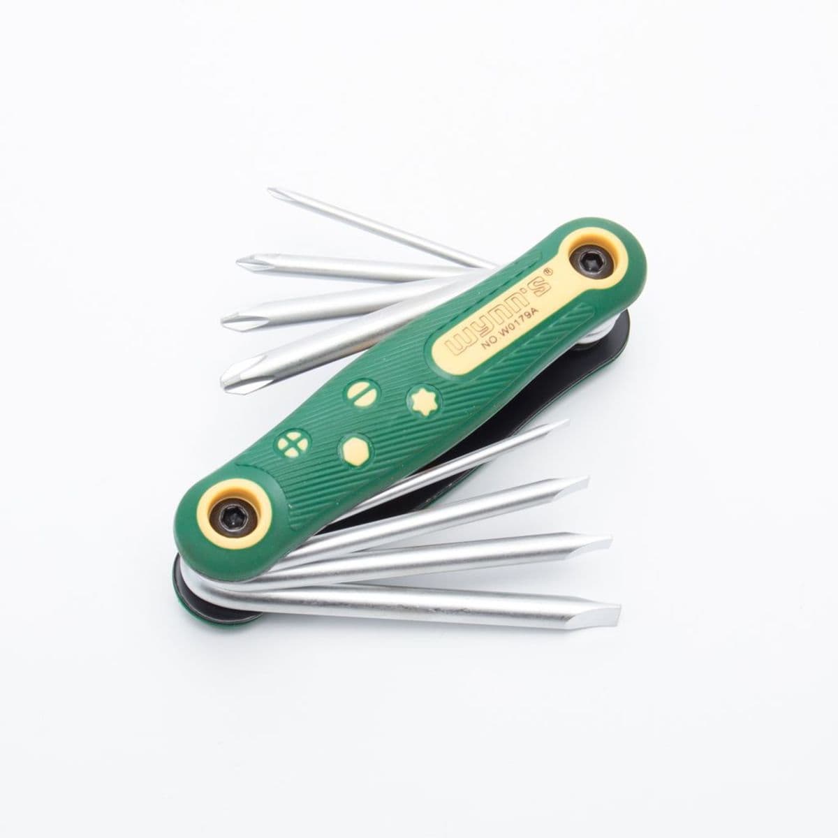 ชุดไขควงพับได้ 8 ตัวชุด เกรด CRV.