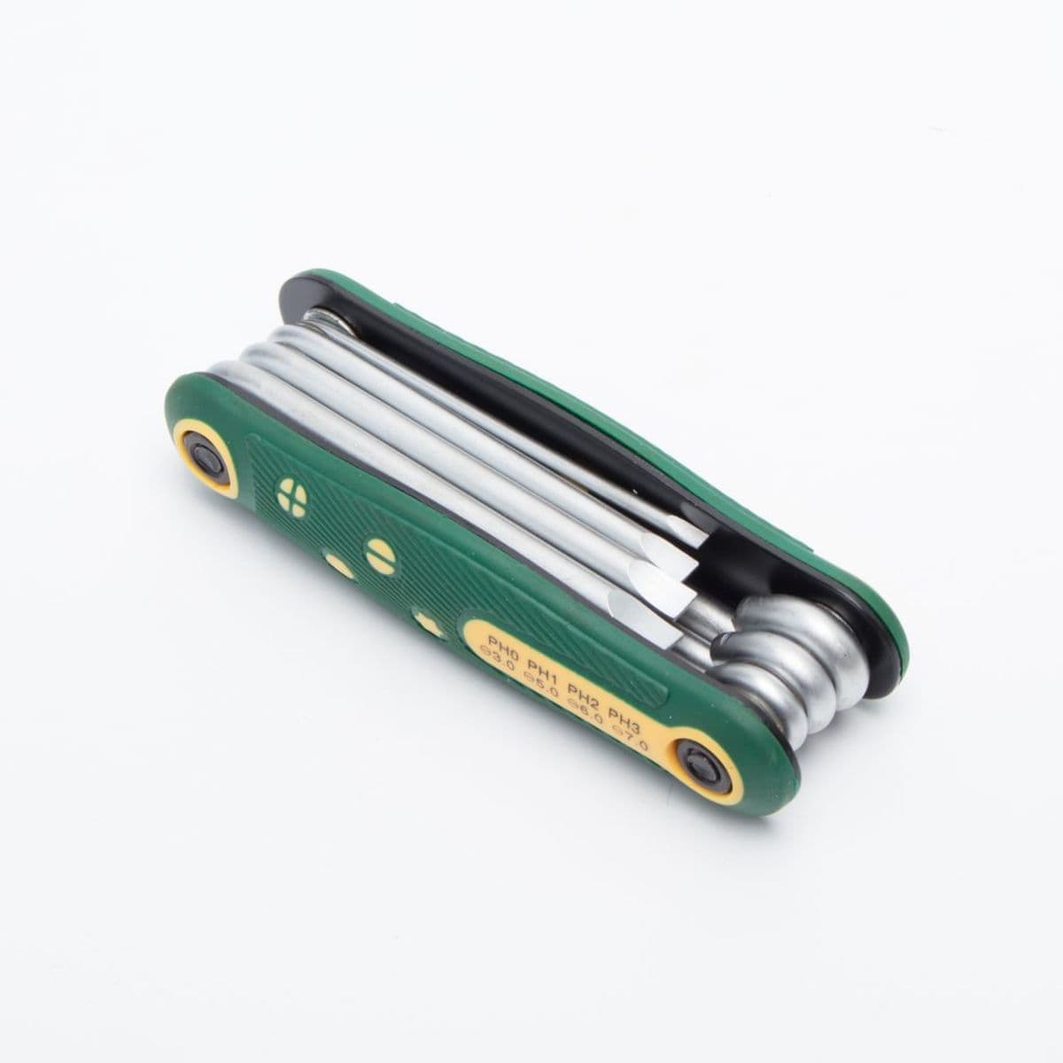 ชุดไขควงพับได้ 8 ตัวชุด เกรด CRV.