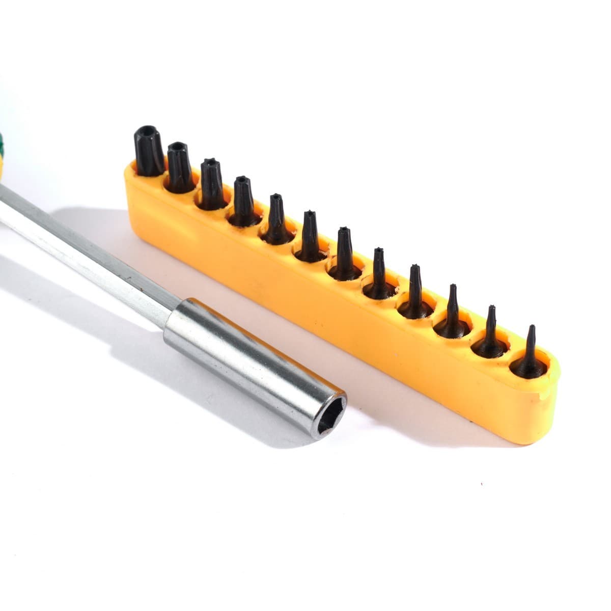 W0209 ชุดไขควงกระเเทก13ชิ้น หัวจีบT3-T30