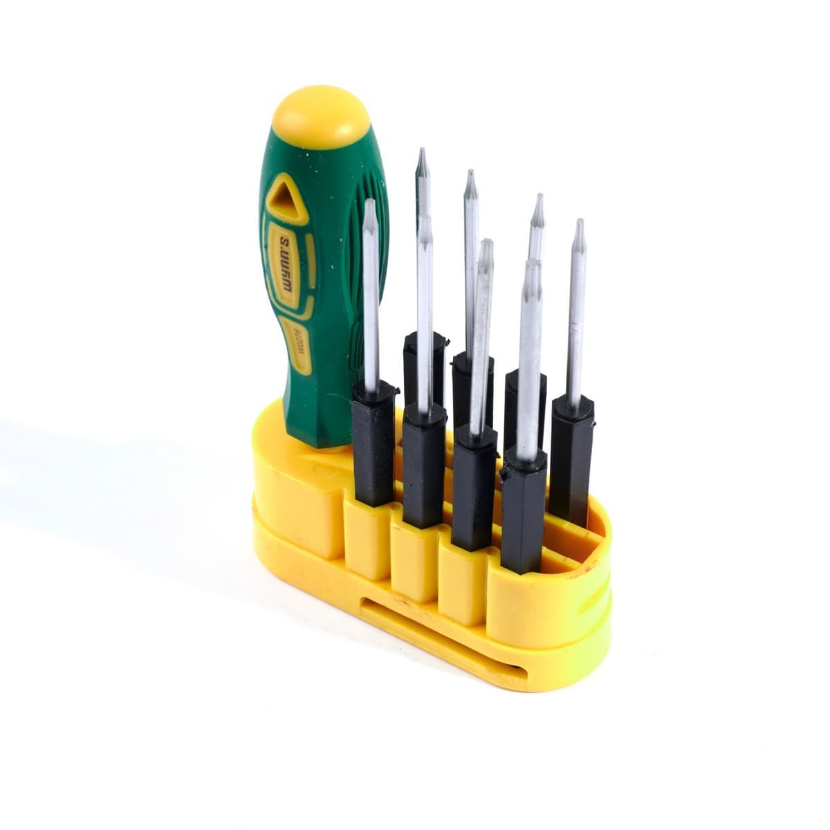 W0276 ชุดไขควงพลาสติกเปลี่ยนหัวได้ 9ชิ้น