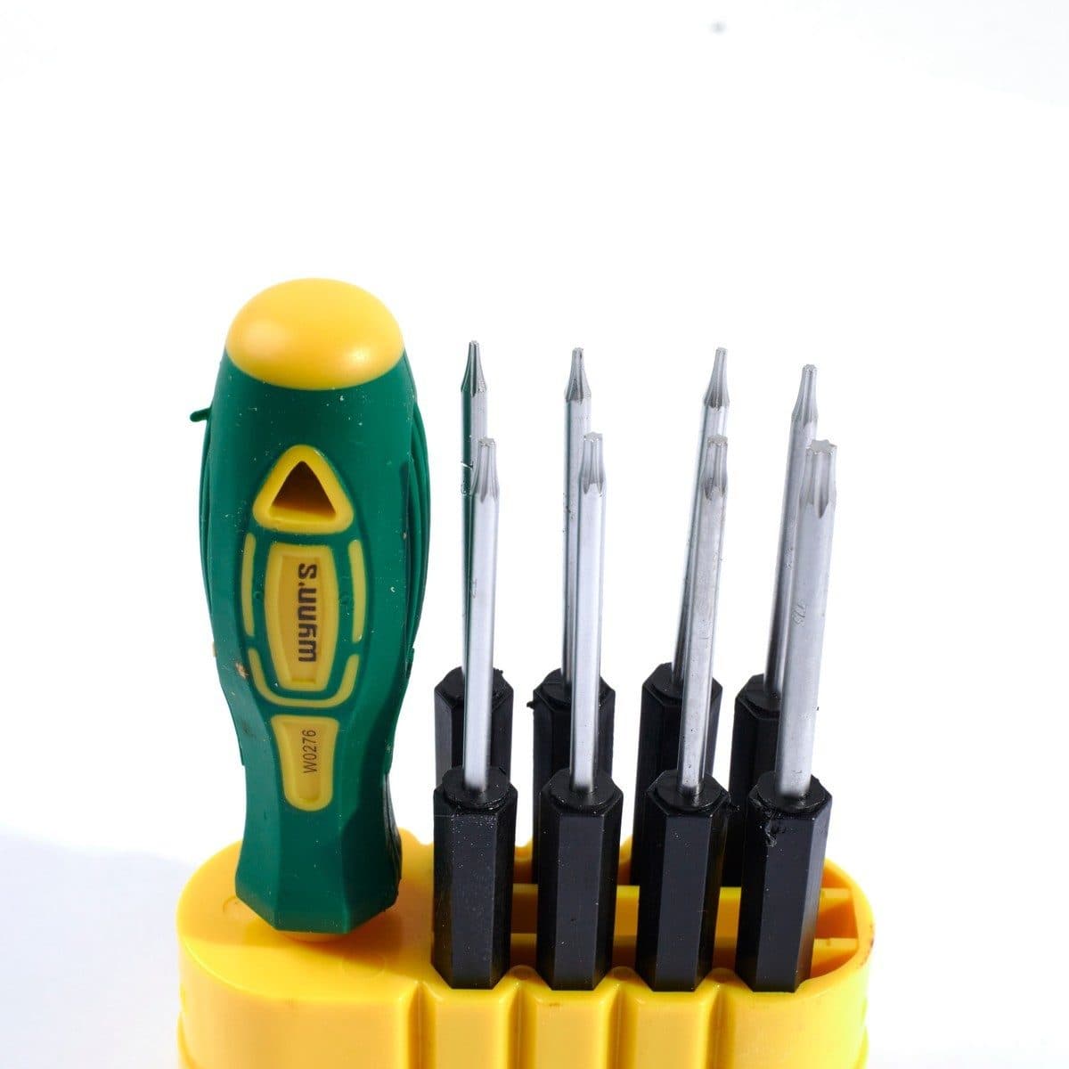 W0276 ชุดไขควงพลาสติกเปลี่ยนหัวได้ 9ชิ้น