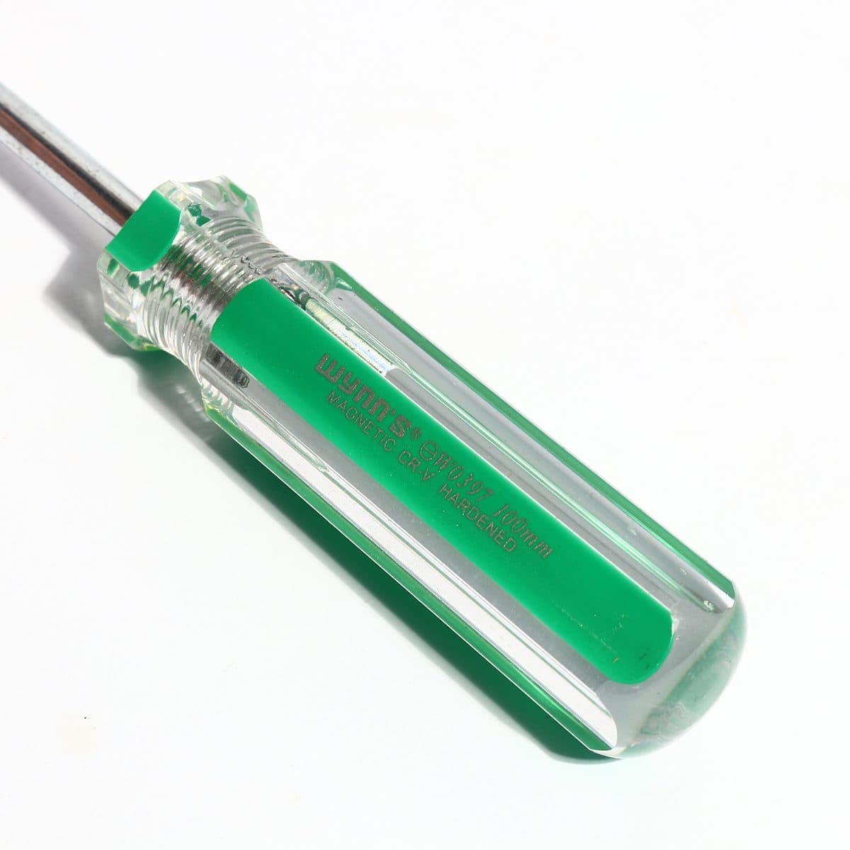 ไขควงแกน 6X100MM 4" ปากแบน ด้ามทูโทน (-)