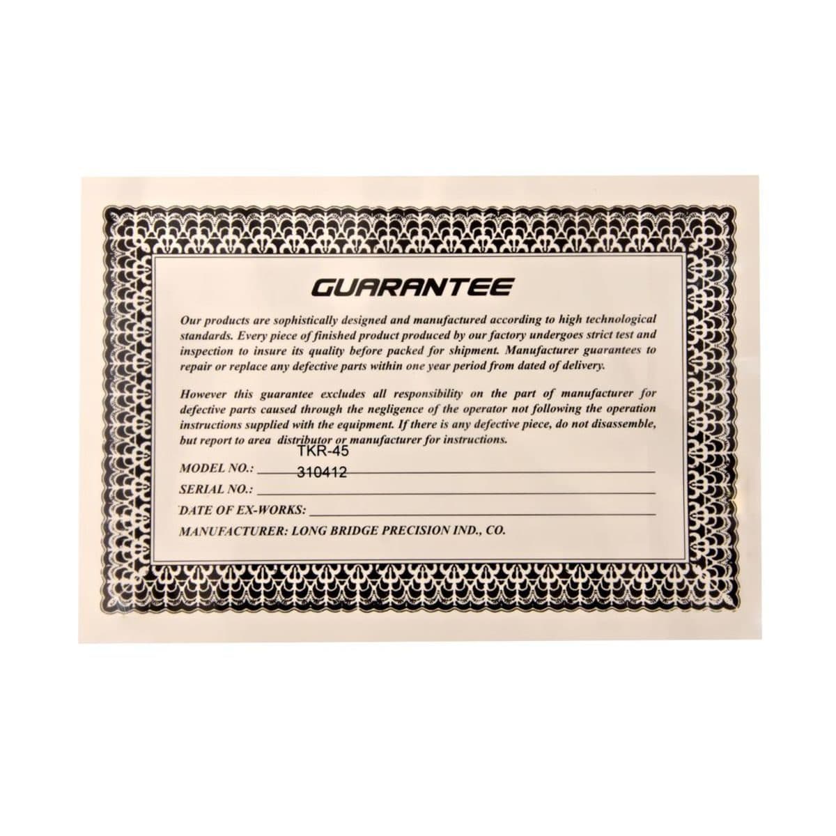 ถังอัดจารบีใช้ลม TKR-45