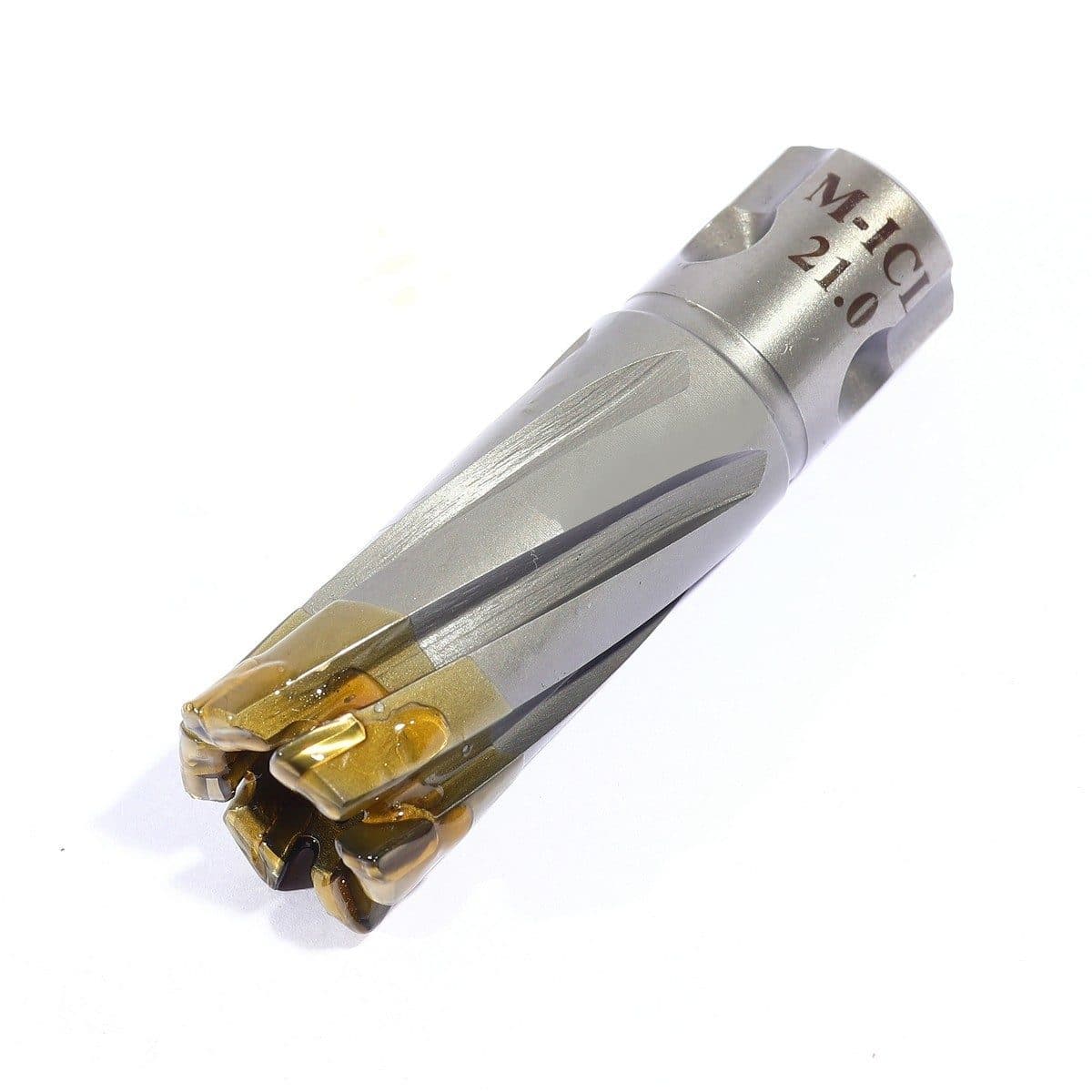 YIH (FS-350) ดอกเจ็ทบอช ขนาด 21 มิล ดอกเจาะเหล็กคัตเตอร์ สำหรับสว่านฐานแม่เหล็ก Hole Saw Jet Broach / Jetbroach เจาะลึก 35 มิล MADE IN TAIWA