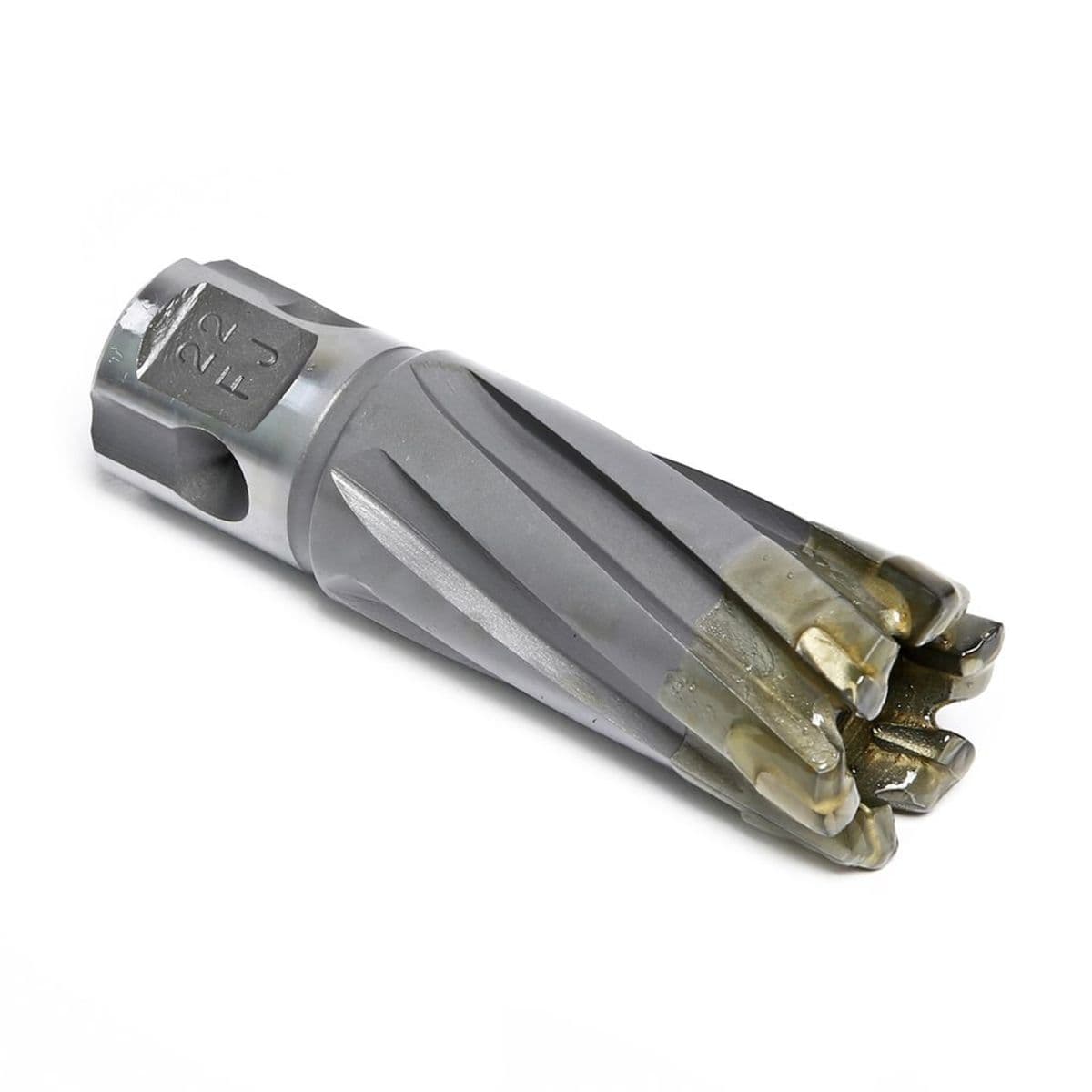 YIH (FS-350) ดอกเจ็ทบอช ขนาด 22 มิล ดอกเจาะเหล็กคัตเตอร์ สำหรับสว่านฐานแม่เหล็ก Hole Saw Jet Broach / Jetbroach เจาะลึก 35 มิล MADE IN TAIWA