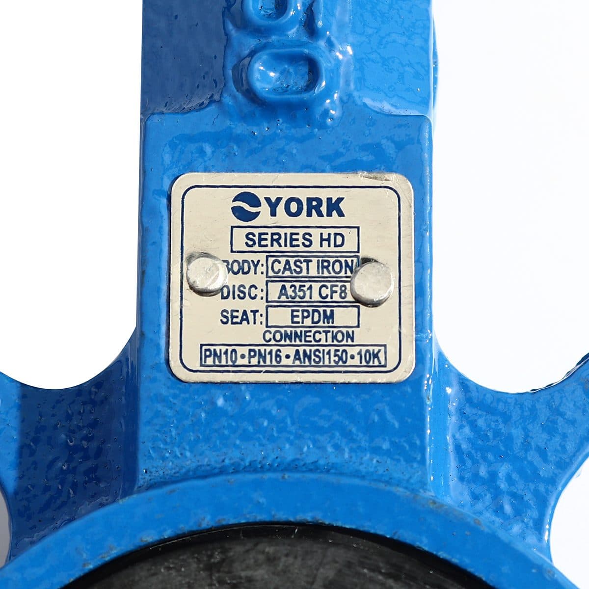 วาล์วปีกผีเสื้อ Butterfly Valve Lever Connection YORK (ยอร์ค) ขนาด 2 นิ้ว เหมาะกับงานอุตสาหกรรม ใช้ได้กับของเหลวและก๊าซ