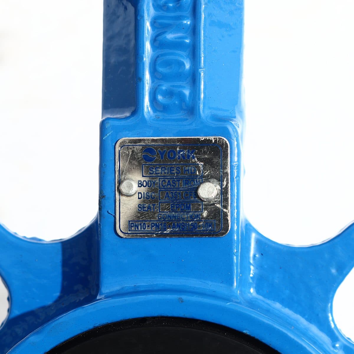 วาล์วปีกผีเสื้อ Butterfly Valve Lever Connection YORK (ยอร์ค) ขนาด 2 1/2 นิ้ว เหมาะกับงานอุตสาหกรรม ใช้กับของเหลวและก๊าซ