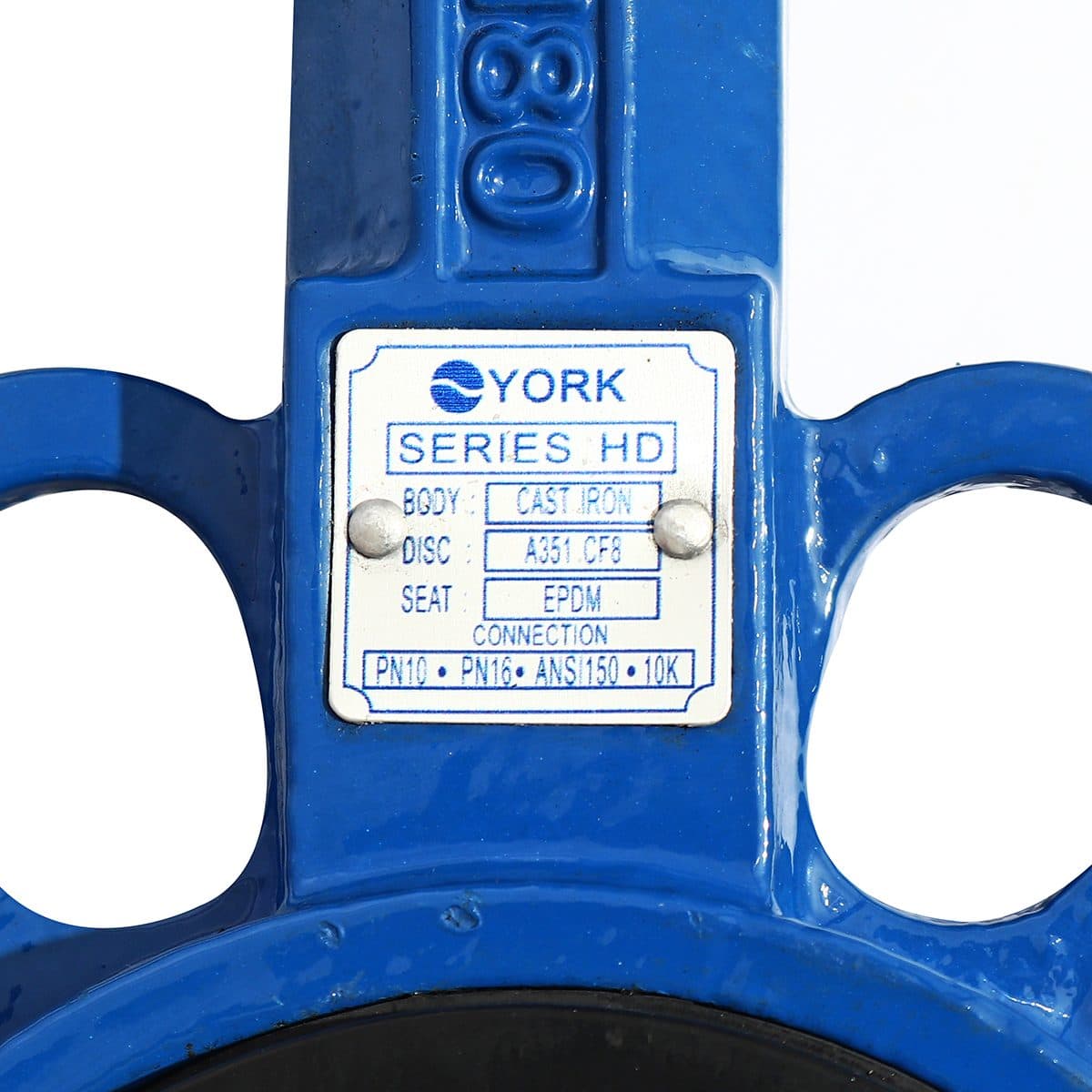 วาล์วปีกผีเสื้อ Butterfly Valve Lever Connection YORK (ยอร์ค) ขนาด 3 นิ้ว เหมาะกับงานอุตสาหกรรม ใช้ได้กับของเหลวและก๊าซ