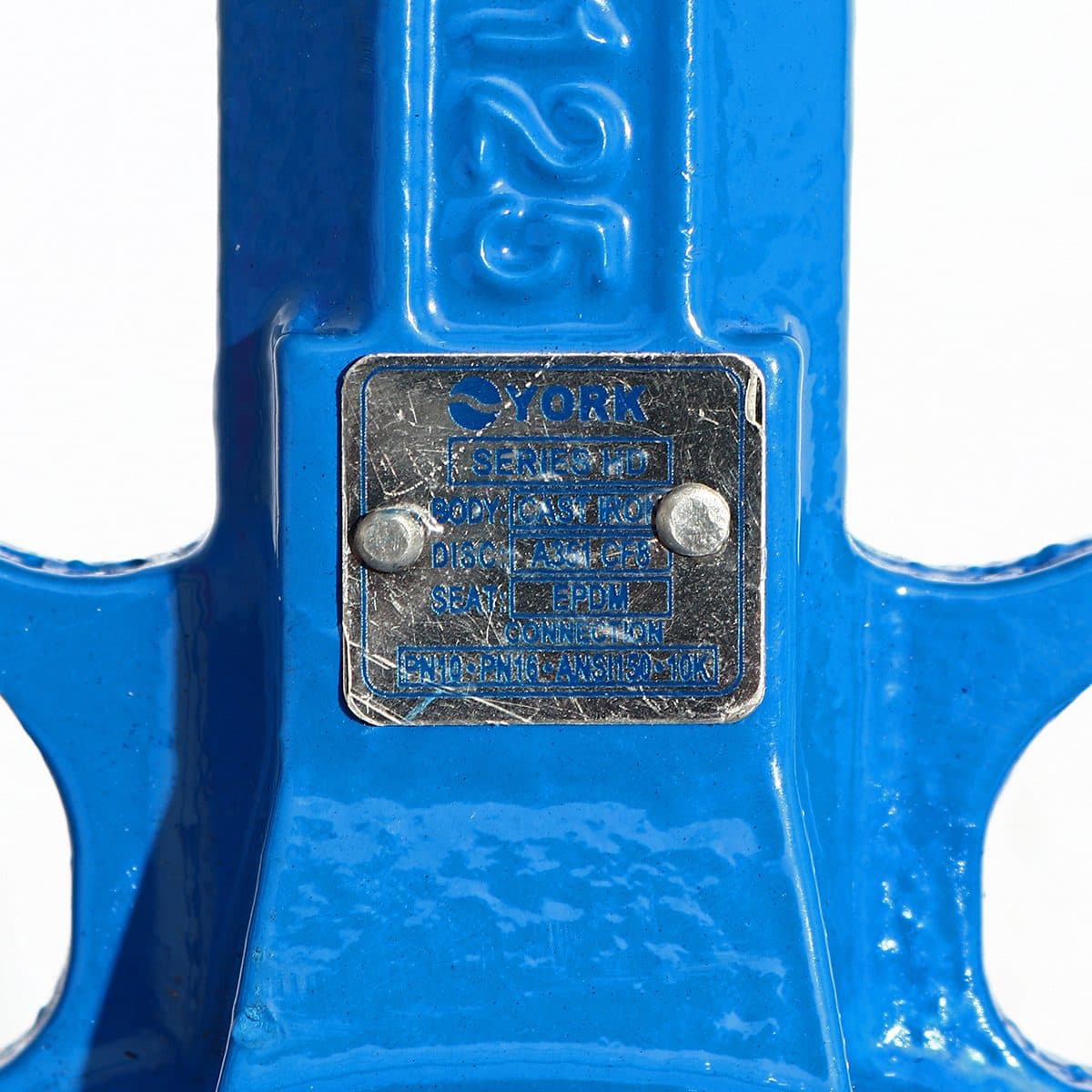 วาล์วปีกผีเสื้อ Butterfly Valve Lever Connection YORK (ยอร์ค) ขนาด 5 นิ้ว เหมาะกับงานอุตสาหกรรม ใช้ได้กับของเหลวและก๊าซ