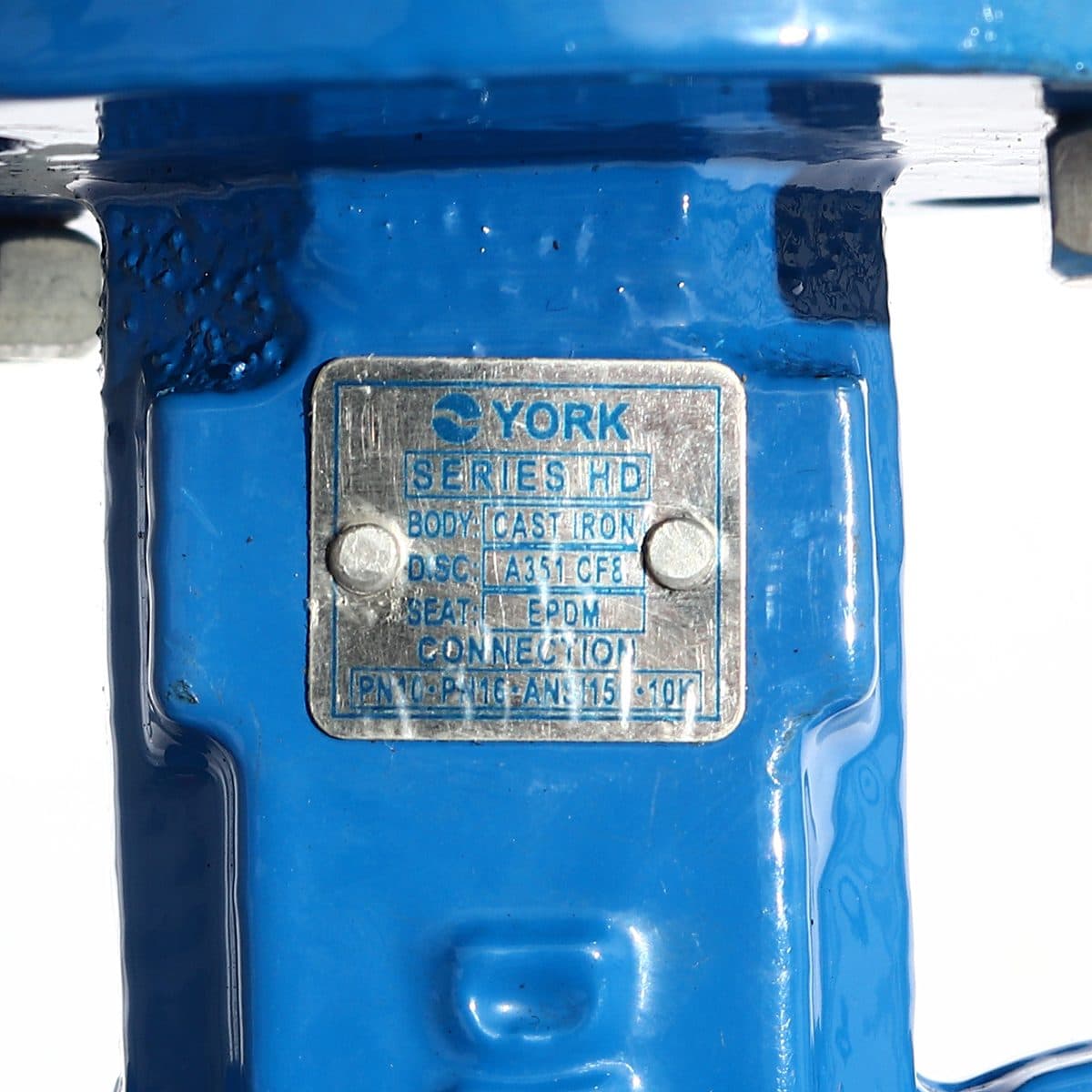 วาล์วปีกผีเสื้อ Butterfly Valve Lever Connection YORK (ยอร์ค) ขนาด 8 นิ้ว เหมาะกับงานอุตสาหกรรม ใช้ได้กับของเหลวและก๊าซ