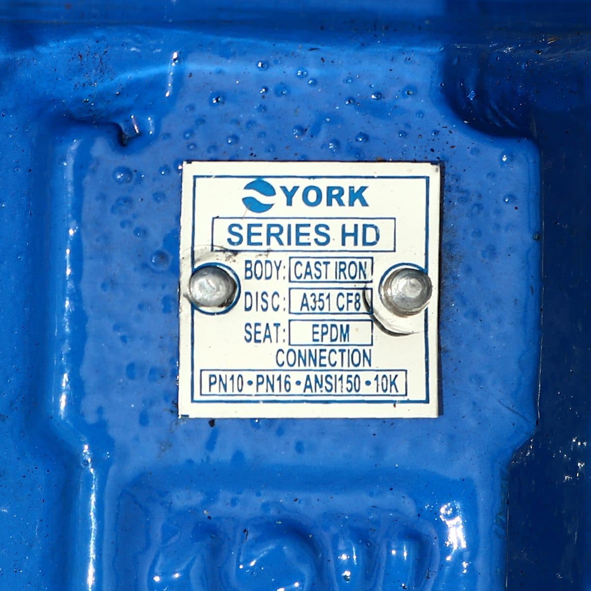 วาล์วปีกผีเสื้อ Butterfly Valve Lever Connection YORK (ยอร์ค) ขนาด 12 นิ้ว เหมาะกับงานอุตสาหกรรม ใช้ได้กับของเหลวและก๊าซ